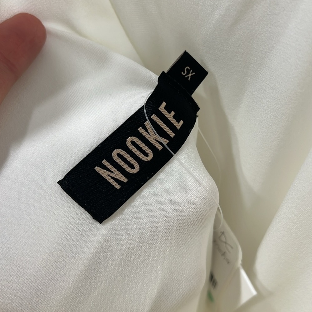 Nookie x REVOLVE Illegal Halter Gown in White - Picture 9 of 13